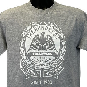 The Hundreds Followers of the Old School T Shirt Streetwear Gray Unisex M Medium